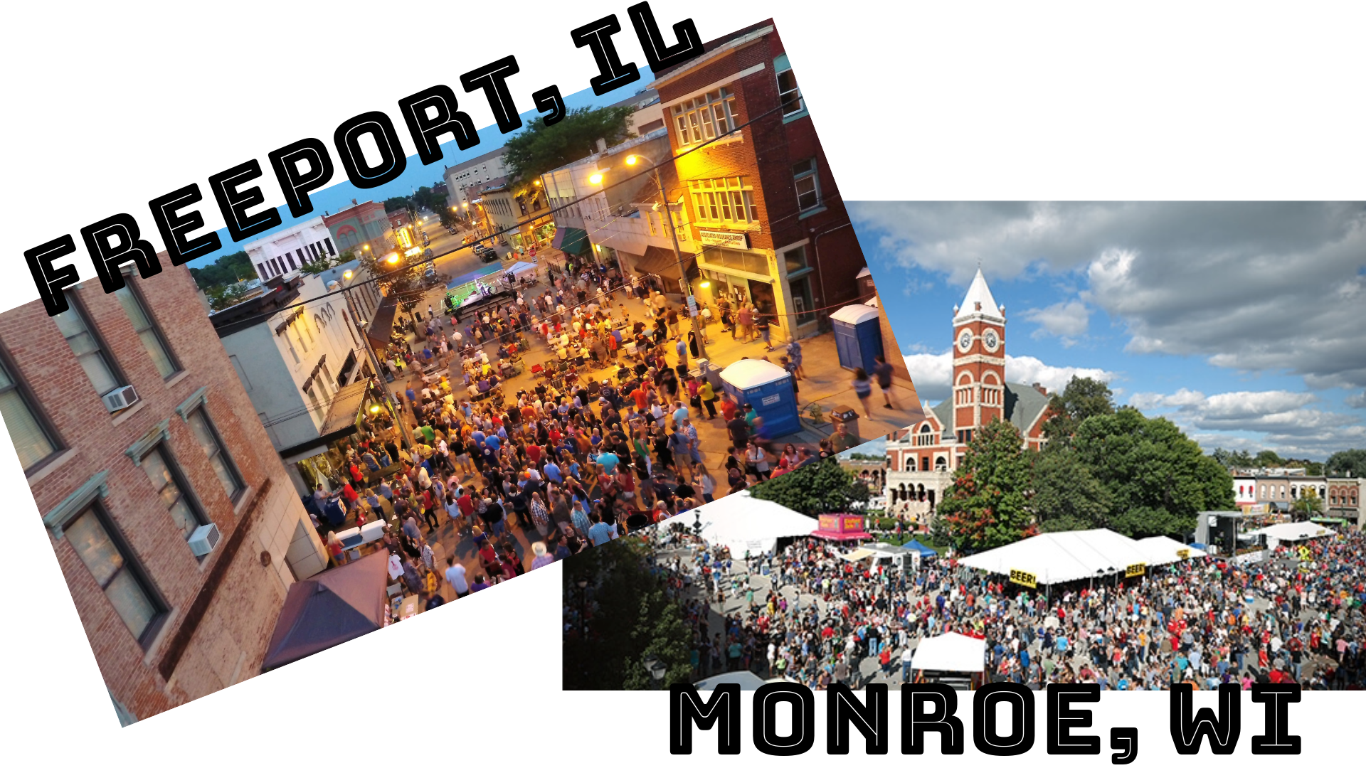 Monroe, WI or Freeport, IL