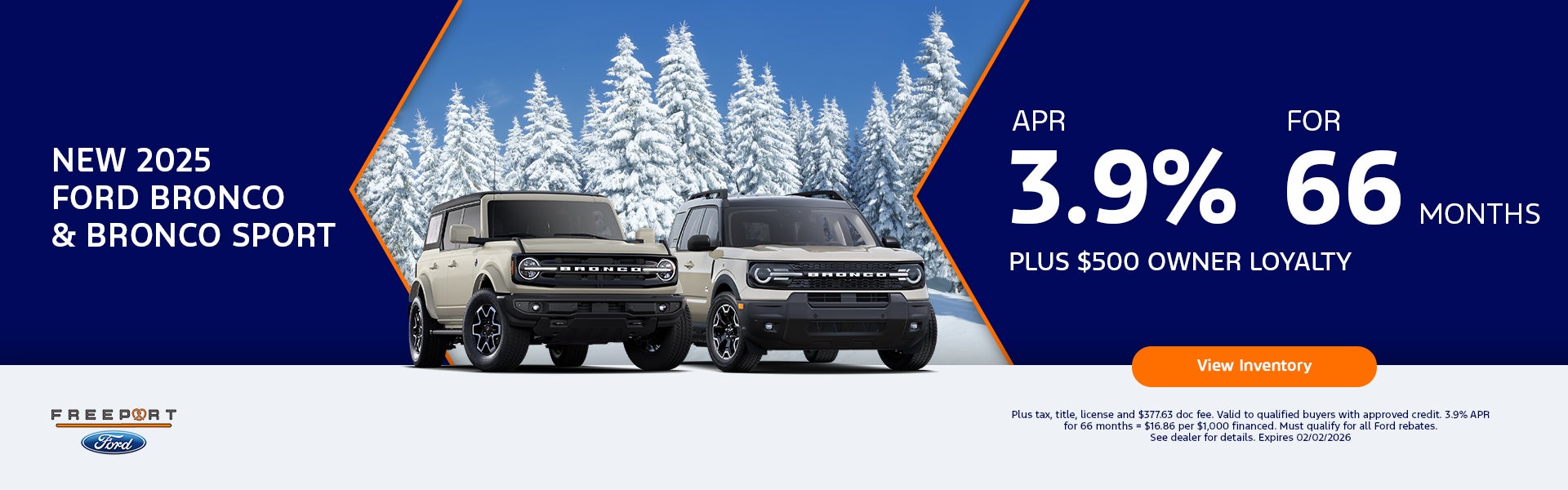 New 2025 Bronco and Bronco Sport